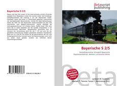 Portada del libro de Bayerische S 2/5