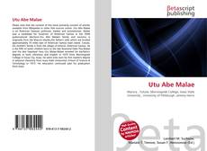 Copertina di Utu Abe Malae