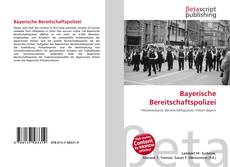 Capa do livro de Bayerische Bereitschaftspolizei 