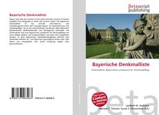 Copertina di Bayerische Denkmalliste