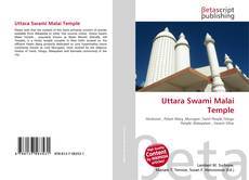 Couverture de Uttara Swami Malai Temple