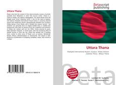 Portada del libro de Uttara Thana