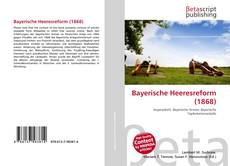 Portada del libro de Bayerische Heeresreform (1868)