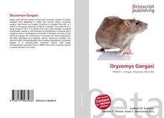 Oryzomys Gorgasi的封面