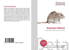Capa do livro de Oryzomys Nelsoni 
