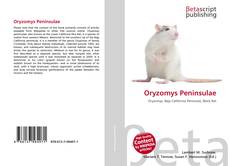 Capa do livro de Oryzomys Peninsulae 