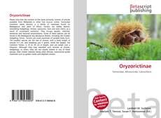 Обложка Oryzorictinae