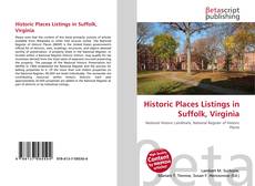 Portada del libro de Historic Places Listings in Suffolk, Virginia