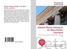 Portada del libro de Historic Places Listings in St. Mary Parish, Louisiana