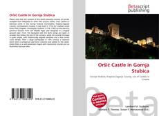 Oršić Castle in Gornja Stubica kitap kapağı
