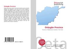 Capa do livro de Orūzgān Province 