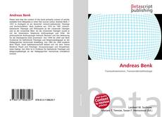 Copertina di Andreas Benk