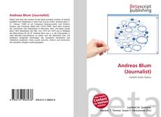 Обложка Andreas Blum (Journalist)