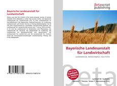 Copertina di Bayerische Landesanstalt für Landwirtschaft