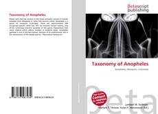 Copertina di Taxonomy of Anopheles