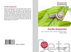 Buchcover von Ancilla Giaquintoi