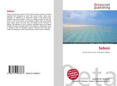 Buchcover von Sebesi
