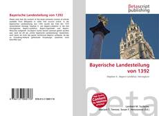 Обложка Bayerische Landesteilung von 1392