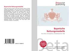 Обложка Bayerische Rettungsmedaille
