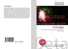 Buchcover von 7770 Siljan
