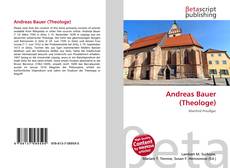 Обложка Andreas Bauer (Theologe)
