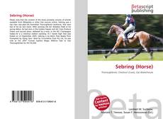 Buchcover von Sebring (Horse)