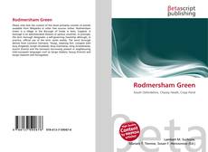 Capa do livro de Rodmersham Green 
