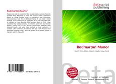 Buchcover von Rodmarton Manor