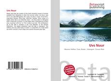Copertina di Uvs Nuur