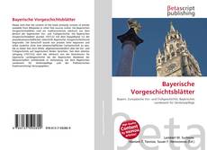 Copertina di Bayerische Vorgeschichtsblätter