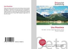 Copertina di Uvs Province
