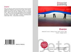 Buchcover von Uvarov