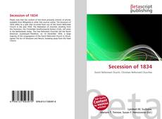 Secession of 1834 kitap kapağı