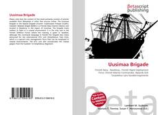 Capa do livro de Uusimaa Brigade 