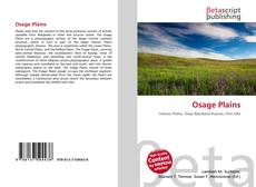 Couverture de Osage Plains