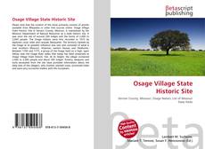 Osage Village State Historic Site kitap kapağı