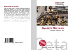 Couverture de Bayerische Staatsoper