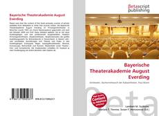 Copertina di Bayerische Theaterakademie August Everding