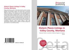 Couverture de Historic Places Listings in Valley County, Montana