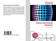 Copertina di Andreas Burckhardt (Politiker)