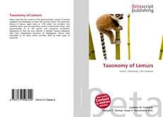 Portada del libro de Taxonomy of Lemurs