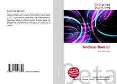 Portada del libro de Andreas Baesler