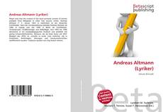 Portada del libro de Andreas Altmann (Lyriker)