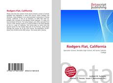 Buchcover von Rodgers Flat, California