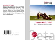 Capa do livro de Second Army Corps 