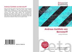 Portada del libro de Andreas Gottlieb von Bernstorff