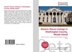 Historic Places Listings in Washington County, Rhode Island kitap kapağı