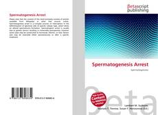 Bookcover of Spermatogenesis Arrest
