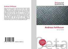 Portada del libro de Andreas Fehlhauer