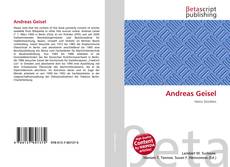 Portada del libro de Andreas Geisel
